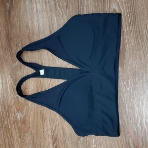 (10) lululemon athletica Lace V Neck Racerback Lightweight Padded Support Comfy